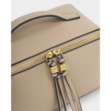 Load image into Gallery viewer, KATIE LOXTON | SOHO MEDIUM MAKE UP / WASH BAG | LIGHT TAUPE
