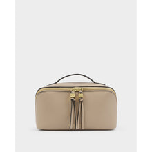 Load image into Gallery viewer, KATIE LOXTON | SOHO MEDIUM MAKE UP / WASH BAG | LIGHT TAUPE
