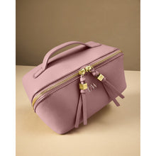Load image into Gallery viewer, KATIE LOXTON | SOHO MEDIUM MAKE UP / WASH BAG | DEEP ROSE
