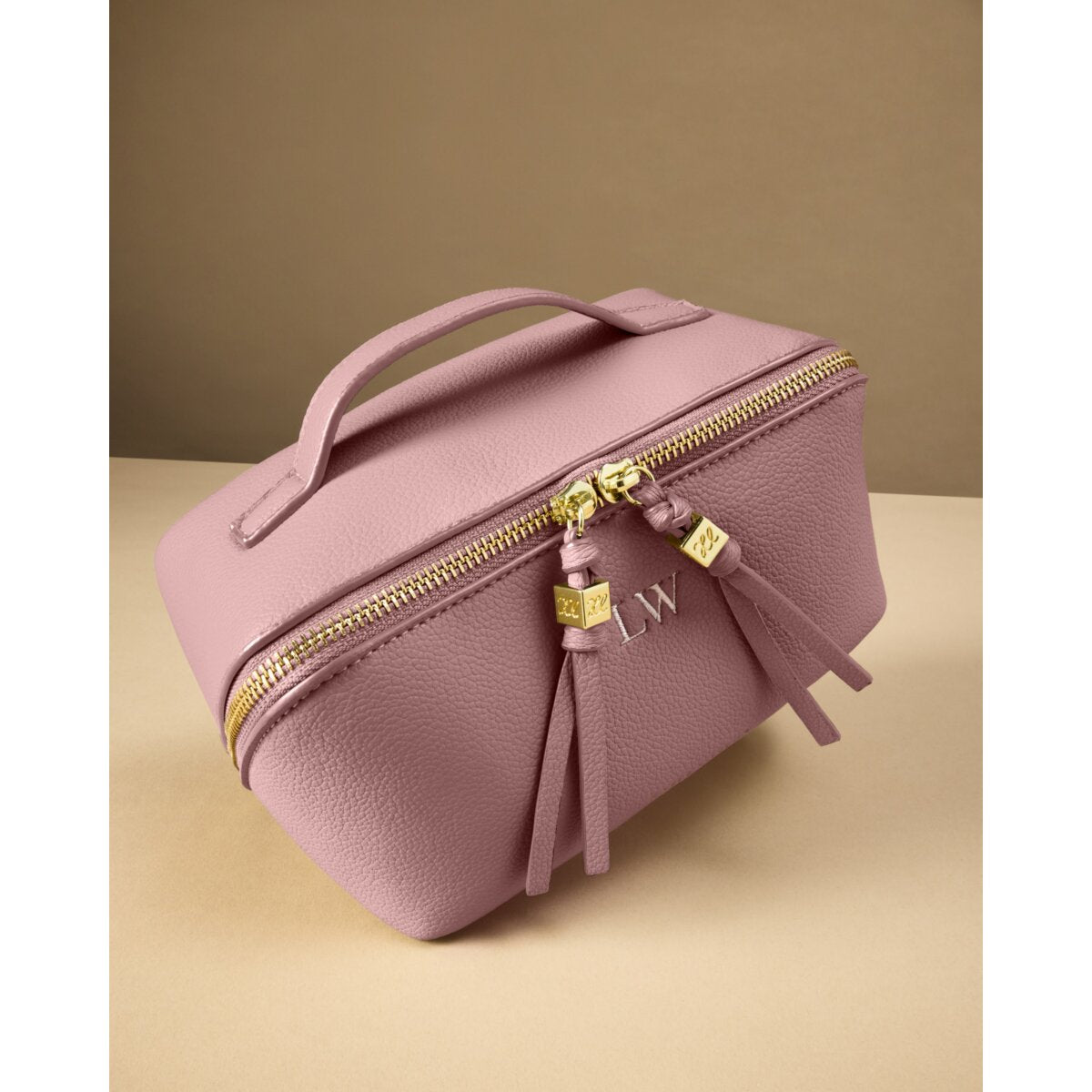 KATIE LOXTON | SOHO MEDIUM MAKE UP / WASH BAG | DEEP ROSE