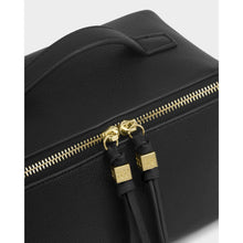 Load image into Gallery viewer, KATIE LOXTON | SOHO MEDIUM MAKE UP / WASH BAG | BLACK
