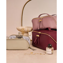 Load image into Gallery viewer, KATIE LOXTON | SOHO LARGE MAKE UP / WASH BAG | CHERRY
