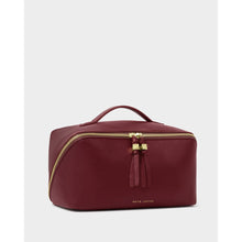 Load image into Gallery viewer, KATIE LOXTON | SOHO LARGE MAKE UP / WASH BAG | CHERRY
