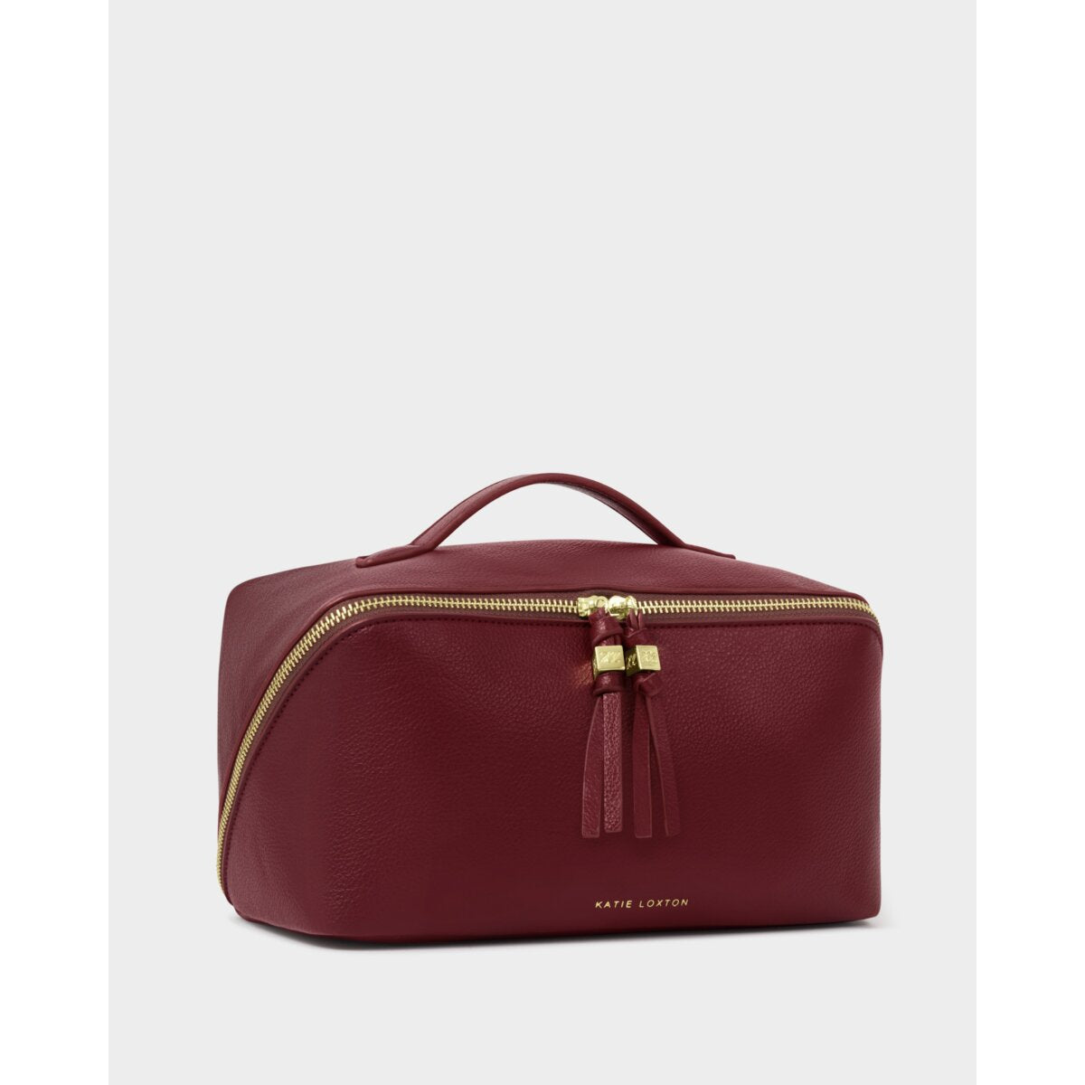 KATIE LOXTON | SOHO LARGE MAKE UP / WASH BAG | CHERRY