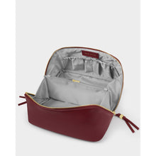 Load image into Gallery viewer, KATIE LOXTON | SOHO LARGE MAKE UP / WASH BAG | CHERRY
