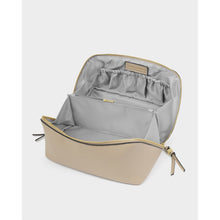 Load image into Gallery viewer, KATIE LOXTON | SOHO LARGE MAKE UP / WASH BAG | LIGHT TAUPE
