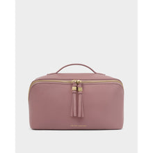 Load image into Gallery viewer, KATIE LOXTON | SOHO LARGE MAKE UP / WASH BAG | DEEP ROSE
