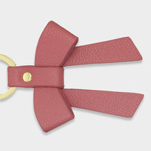 Load image into Gallery viewer, KATIE LOXTON | BOXED BOW KEYRING | YOU MAKE MY LIFE BOW-TIFUL | RASPBERRY PINK
