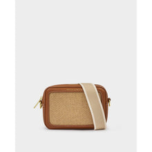 Load image into Gallery viewer, KATIE LOXTON | AVERY RAFFIA SMALL CROSSBODY BAG | NATURAL RAFFIA
