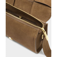 Load image into Gallery viewer, KATIE LOXTON | TAYA CROSSBODY BAG | CARAMEL SUEDETTE
