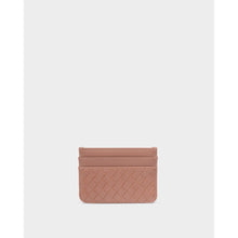 Load image into Gallery viewer, KATIE LOXTON | NOVA WOVEN TEXTURE CARDHOLDER | PINK CLAY
