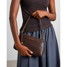 Load image into Gallery viewer, KATIE LOXTON | NOVA SMALL SHOULDER BAG | DARK CHOCOLATE WOVEN
