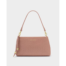 Load image into Gallery viewer, KATIE LOXTON | NOVA SMALL SHOULDER BAG | PINK CLAY WOVEN
