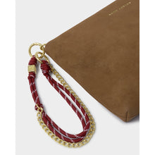Load image into Gallery viewer, KATIE LOXTON | CORD SMALL SHOULDER BAG | CARAMEL SUEDETTE
