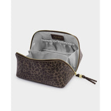 Load image into Gallery viewer, KATIE LOXTON | SOHO MEDIUM MAKE UP / WASH BAG | LEOPARD
