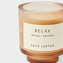 Load image into Gallery viewer, KATIE LOXTON | SENTIMENT CANDLE | RELAX | ENGLISH PEAR AND WHITE TEA
