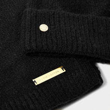 Load image into Gallery viewer, KATIE LOXTON | BOXED FINE KNITTED HAT AND SCARF SET | BLACK
