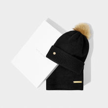 Load image into Gallery viewer, KATIE LOXTON | BOXED FINE KNITTED HAT AND SCARF SET | DUSTY PINK
