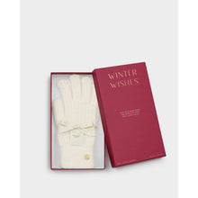 Load image into Gallery viewer, KATIE LOXTON | GIFT BOXED SOFT KNIT GLOVES | WHITE
