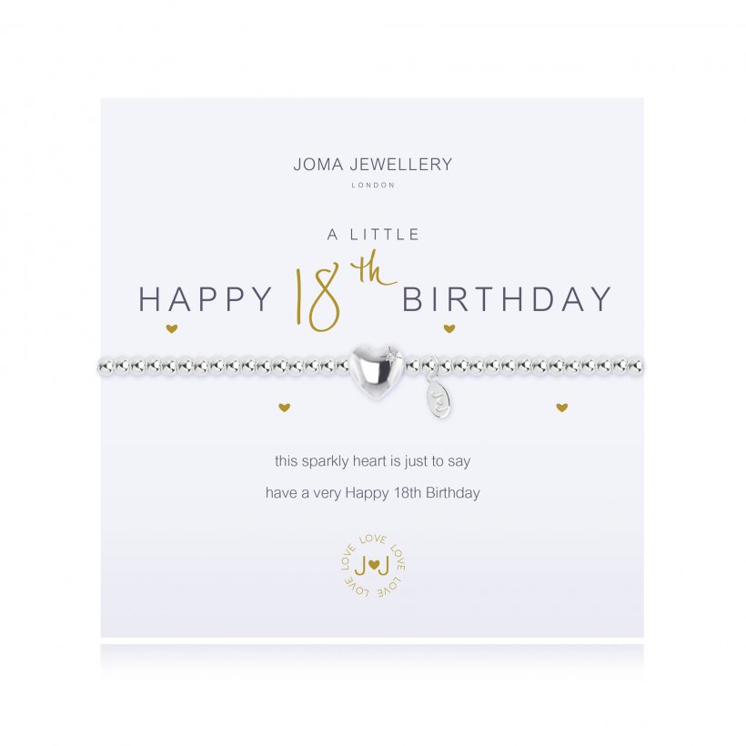 JOMA JEWELLERY | A LITTLES | HAPPY 18TH BIRTHDAY BRACELET