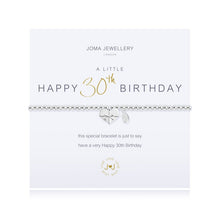 Load image into Gallery viewer, JOMA JEWELLERY | A LITTLES | HAPPY 30TH BIRTHDAY BRACELET
