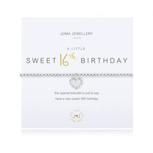 Load image into Gallery viewer, JOMA JEWELLERY  | A LITTLES | HAPPY SWEET 16TH BIRTHDAY BRACELET
