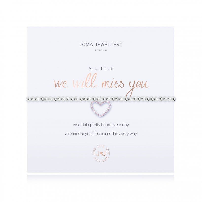 JOMA JEWELLERY A LITTLE | WE WILL MISS YOU BRACELET