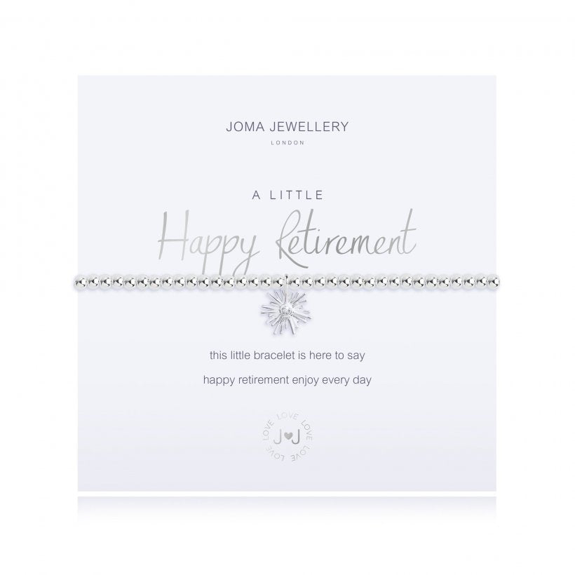 JOMA JEWELLERY | A LITTLES | HAPPY RETIREMENT BRACELET