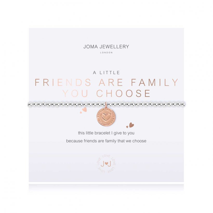 JOMA JEWELLERY | A LITTLE | FRIENDS ARE THE FAMILY YOU CHOOSE BRACELET