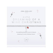 Load image into Gallery viewer, JOMA JEWELLERY | A LITTLES | DREAMING OF A WINE CHRISTMAS | CHRISTMAS BRACELET
