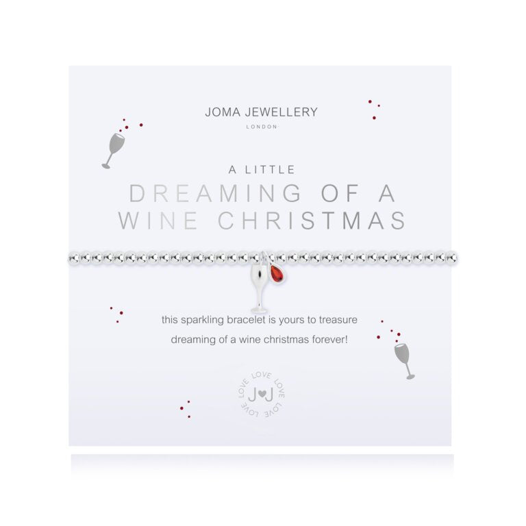 JOMA JEWELLERY | A LITTLES | DREAMING OF A WINE CHRISTMAS | CHRISTMAS BRACELET
