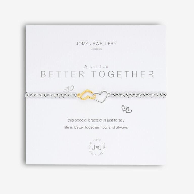 JOMA JEWELLERY | A LITTLES | BETTER TOGETHER SILVER BRACELET NEW