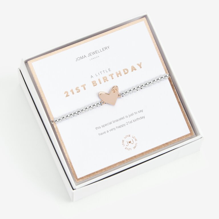 JOMA JEWELLERY | BEAUTIFULLY BOXED A LITTLE | HAPPY 50TH BIRTHDAY BRACELET