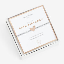 Load image into Gallery viewer, JOMA JEWELLERY | BEAUTIFULLY BOXED A LITTLE | HAPPY 60TH BIRTHDAY BRACELET
