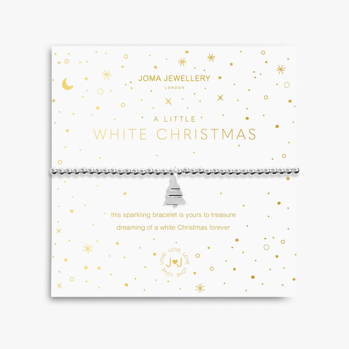JOMA JEWELLERY | CHRISTMAS A LITTLES | WHITE CHRISTMAS BRACELET