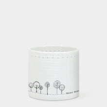 Load image into Gallery viewer, EAST OF INDIA HAPPY DAYS PORCELAIN TEA LIGHT HOLDER
