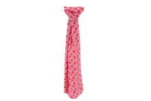 Load image into Gallery viewer, PINK AND RED HEART SCARF PEREFECT GIFT
