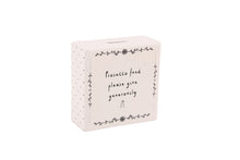 Load image into Gallery viewer, SENT AND MEANT PROSECCO FUND PLEASE GIVE GENEROUSLY CERAMIC MONEY BOX GIFT BOXED
