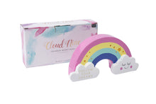 Load image into Gallery viewer, CLOUD NINE RAINBOW COLOURFUL MONEY BOX FREESTANDING BOXED GIFT
