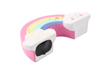 Load image into Gallery viewer, CLOUD NINE RAINBOW COLOURFUL MONEY BOX FREESTANDING BOXED GIFT
