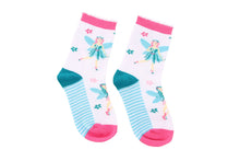 Load image into Gallery viewer, ONCE UPON A TIME CHILDRENS FAIRY PAIR SOCKS 5 - 10 YEARS
