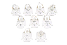 Load image into Gallery viewer, SENT AND MEANT 9 ASSORTED HANGING CERAMIC ANGELS
