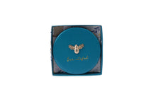 Load image into Gallery viewer, THE BEEKEEPER BEE-UTIFUL TURQUOISE COMPACT MIRROR GIFT
