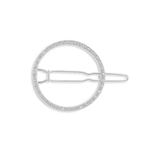 Load image into Gallery viewer, JOMA JEWLLERY | HAIR ACCESSORY | SILVER PAVE CIRCLE

