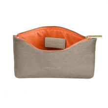Load image into Gallery viewer, KATIE LOXTON | COLOUR POP PERFECT POUCH | LOVE LOVE LOVE | TAUPE AND ORANGE
