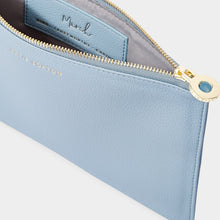 Load image into Gallery viewer, KATIE LOXTON | BIRTHSTONE POUCH | MARCH BLUE
