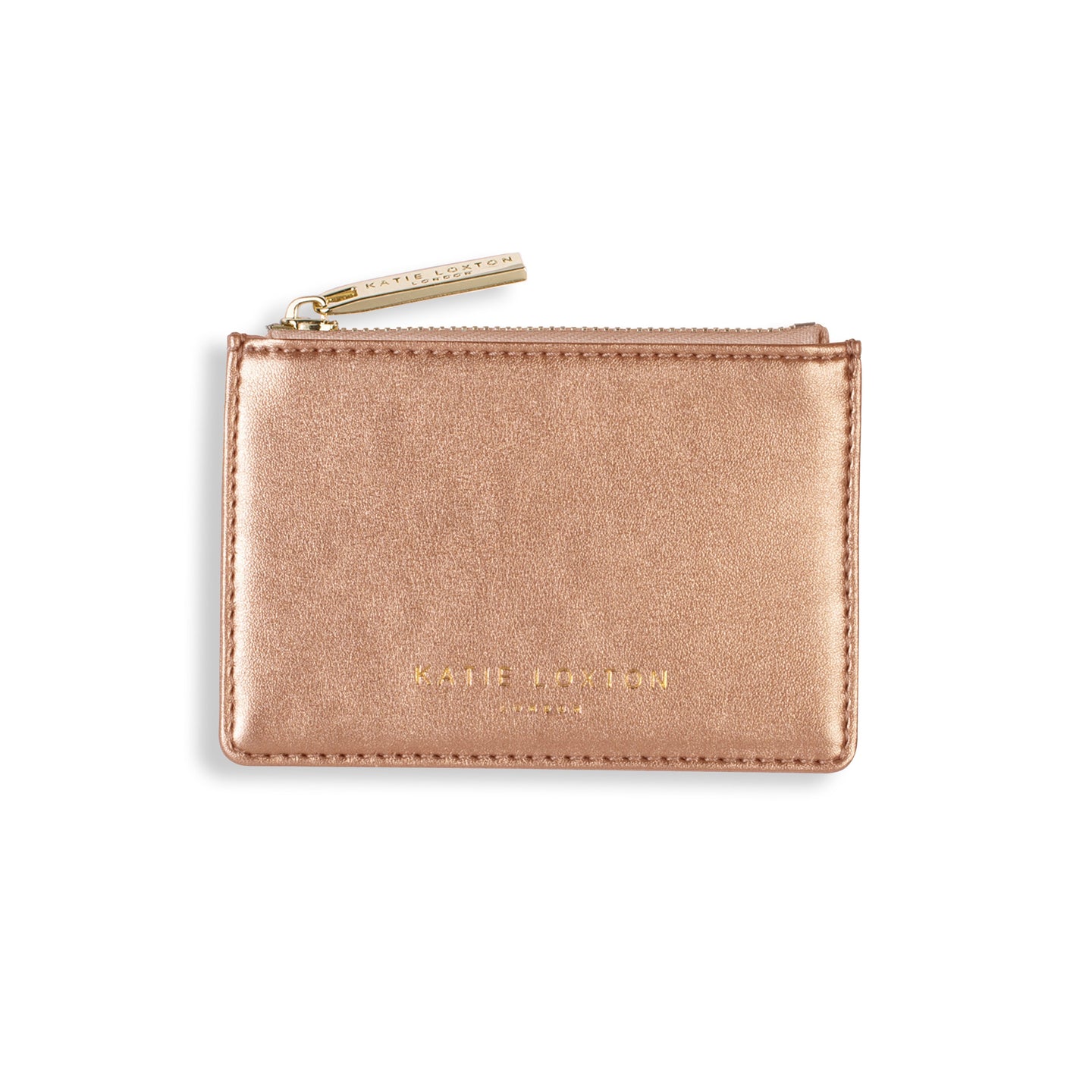 KATIE LOXTON | ALEXA METALLIC BRONZE CARD HOLDER METALLIC