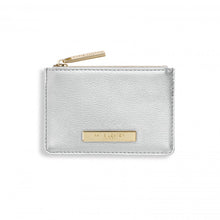 Load image into Gallery viewer, KATIE LOXTON | ALISE CARD HOLDER METALLIC SILVER
