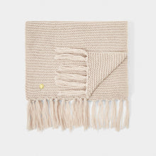 Load image into Gallery viewer, KATIE LOXTON | CHUNKY KNITTED SCARF | LIGHT TAUPE

