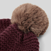 Load image into Gallery viewer, KATIE LOXTON | CHUNKY KNITTED HAT | PLUM
